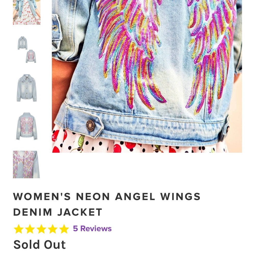 Lola and the Boys’ Sold Out Women’s Angel Wing Jacket